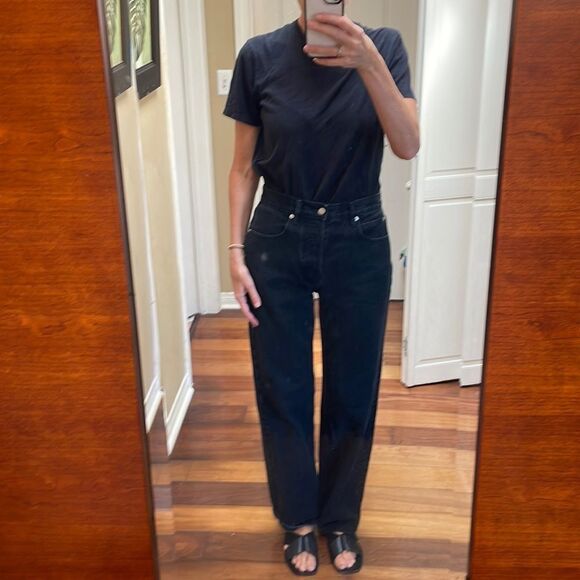 Alexander Wang Black Boyfriend Jeans, worn once - Picture 3 of 11